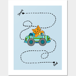 Life's a journey, baby, you gotta enjoy the ride. Posters and Art